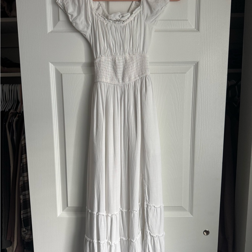 Elegant White Kids Dress